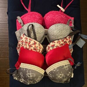 NWT Aerie push up bras (5 pack)